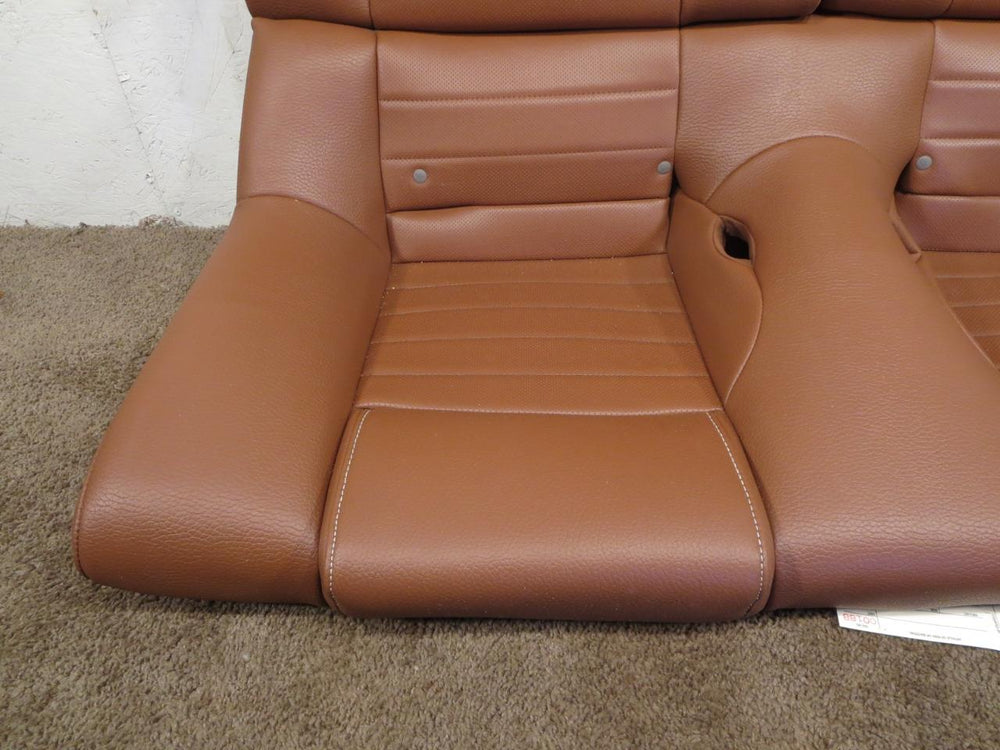 2010 - 2014 Ford Mustang Coupe Rear Seat Tan Saddle Leather #4761k | Picture # 4 | OEM Seats