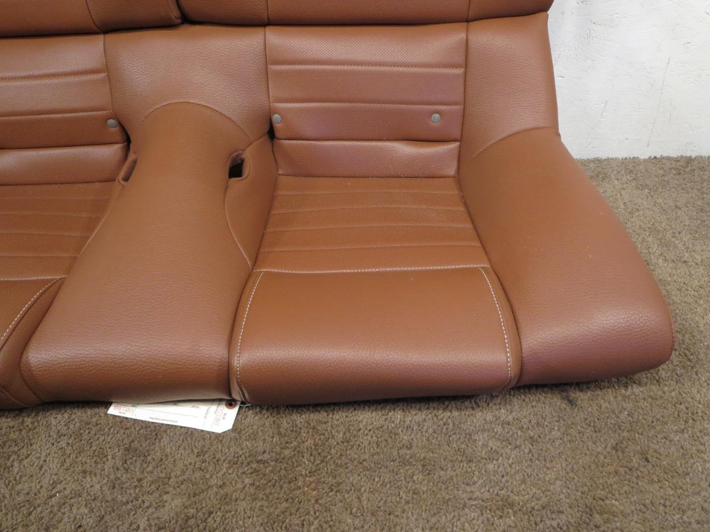 2010 - 2014 Ford Mustang Coupe Rear Seat Tan Saddle Leather #4761k | Picture # 5 | OEM Seats