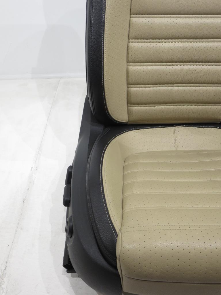 Vw Volkswagen Cc Two-tone V-tex Leatherette Seats 2008 2009 2010 2011 2012 2013 2014 2015 | Picture # 5 | OEM Seats