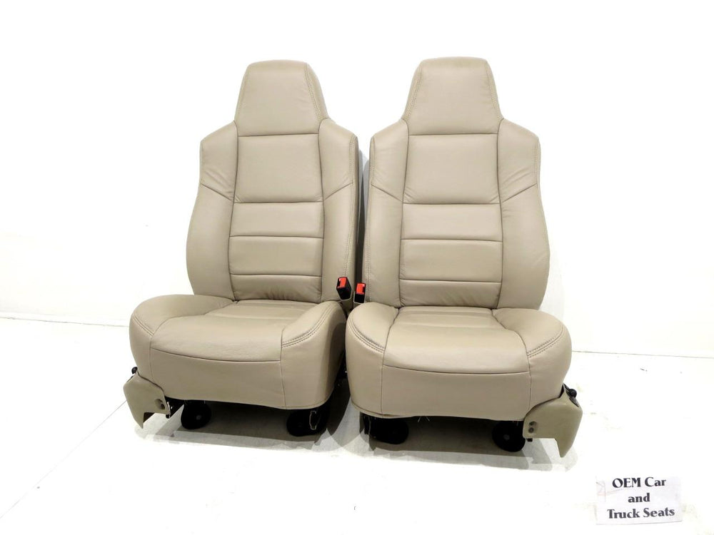 2003 - 2007 Tan Ford Super Duty New Katzkin Seats #005i | Picture # 1 | OEM Seats