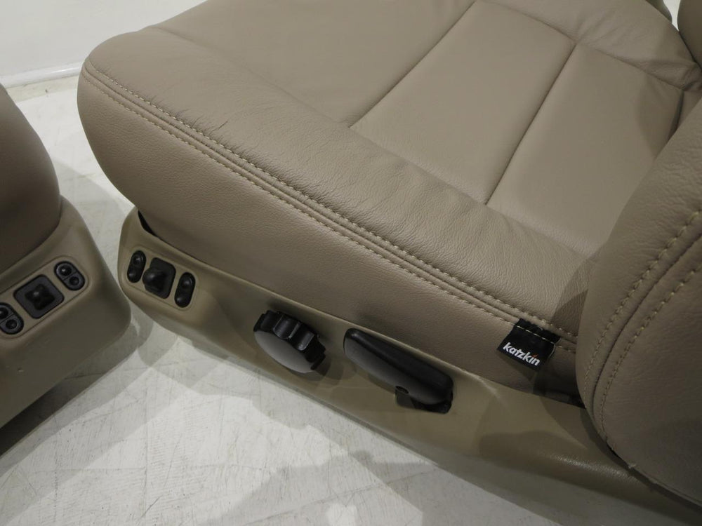 2003 - 2007 Tan Ford Super Duty New Katzkin Seats #005i | Picture # 12 | OEM Seats