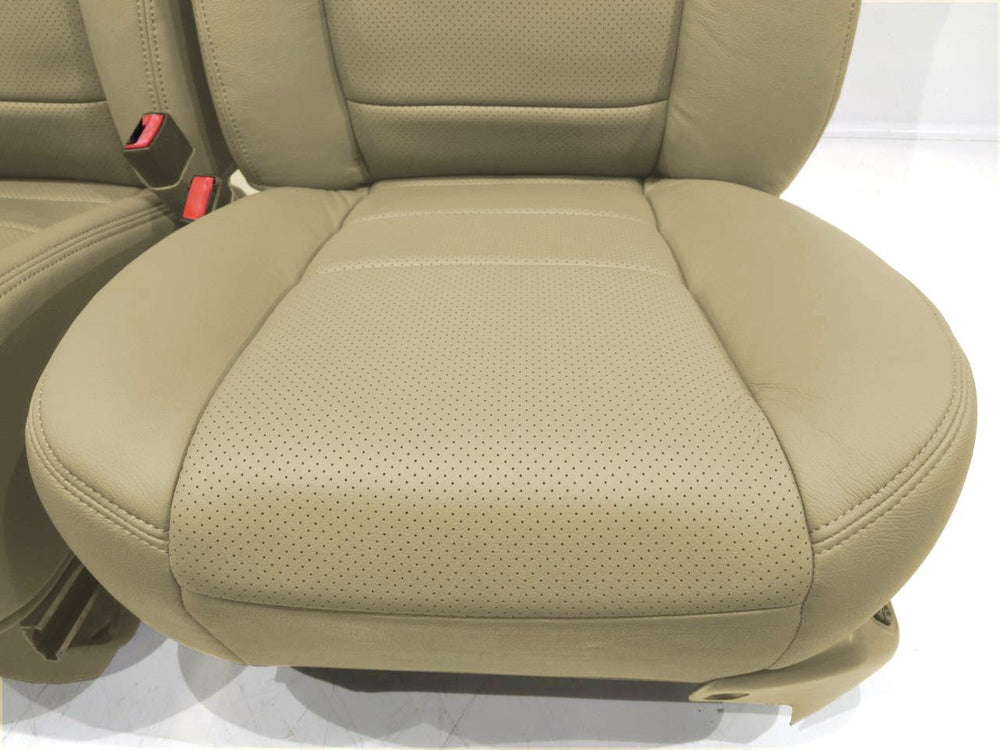 Air Conditioned Ford Super Duty F250 F350 Truck New Tan Leather Seats 2003 2004 2005 2006 2007 | Picture # 8 | OEM Seats