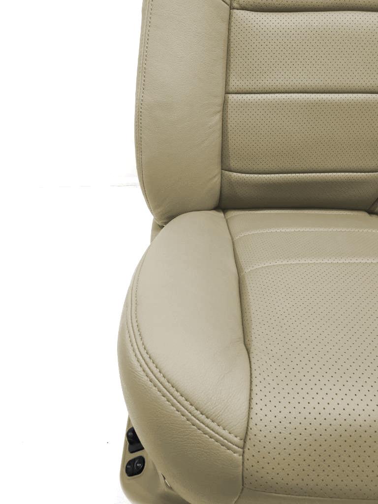 2003 - 2007 Air Conditioned Ford Super Duty F250 Tan Leather Seats #006a | Picture # 10 | OEM Seats