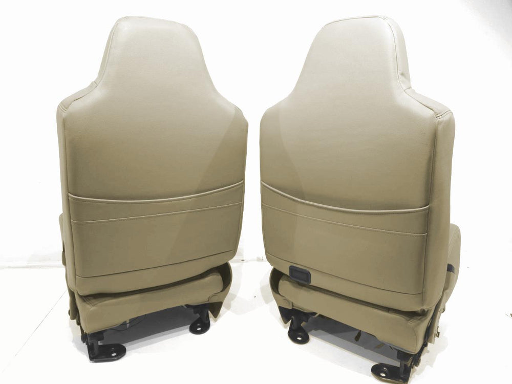 Air Conditioned Ford Super Duty F250 F350 Truck New Tan Leather Seats 2003 2004 2005 2006 2007 | Picture # 11 | OEM Seats