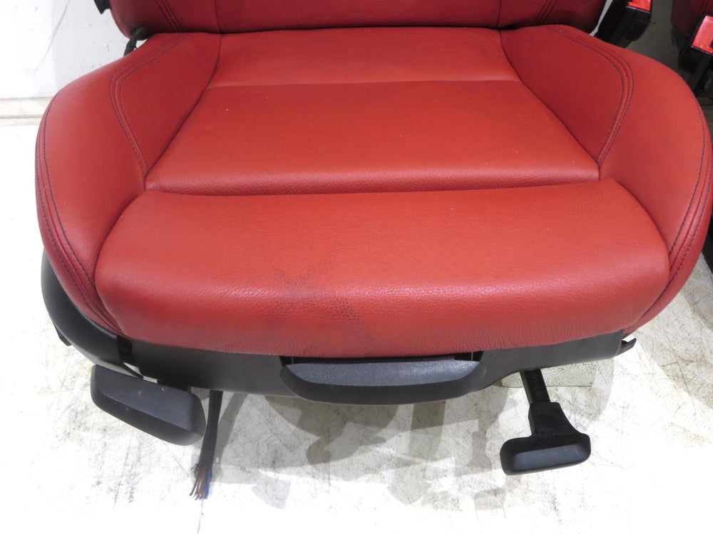 Bmw X1 Oem Coral Red Nevada Leather Sport Front Seats 2013 2014 2015 | Picture # 3 | OEM Seats