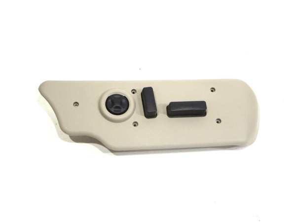 Trim Piece & Switch | GM 2003-2006 | Passenger Side | 8-Way w/ Lumbar & Bolster | Shale