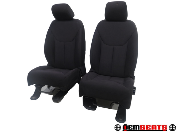 Jeep Wrangler Jk 4 Door Black Cloth Seats 2008 - 2013 2014 2015 2016 2017 2018