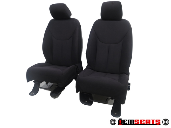  2018 Jeep Wrangler JK 4-Door Front Seats Black Cloth