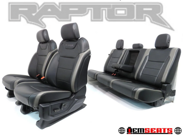 2015 - 2020 Ford F-150 Raptor Seats OEM Leather #2737